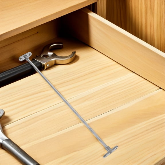 ibasenice Heavy Duty Stainless Steel Hanging File Bar for Cabinet Storage and Office File Organization