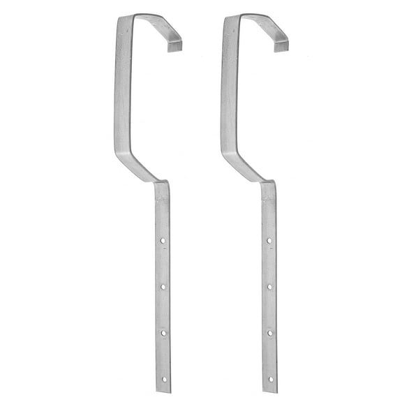 ibasenice 2pcs Iron Gutter Brackets Rain Gutter Holders Sink Support Frame