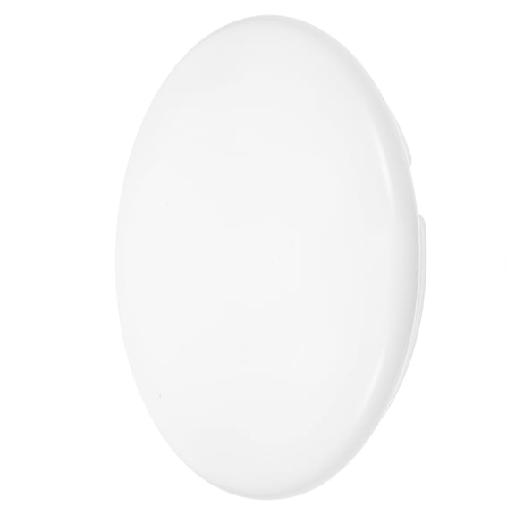 ibasenice White Round Plastic Ceiling Lampshade Cover for Home Lighting Fixtures, Easy to Install with Even Light Distribution