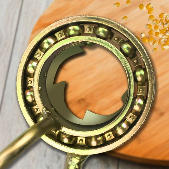 ibasenice Compact Manual Corn Sheller Hand Crank Easy Clean Lightweight Kitchen Tool 1 Set for Home Use