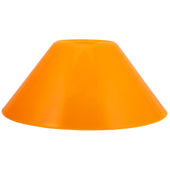 ibasenice Modern Orange Acrylic Pendant Lamp Shade Stylish Decorative Ceiling Light Fixture for Home and Office Lighting