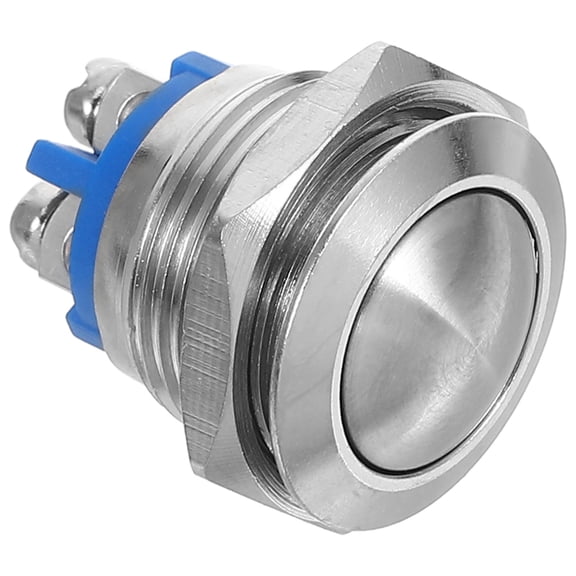ibasenice Assorted Color Metal Push Button Switch with Self Locking Feature for Vehicle and Marine Applications