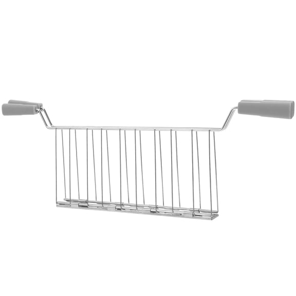 ibasenice Multi Functional Stainless Steel Bread Rack for Toaster Replacement and Sandwich Warming