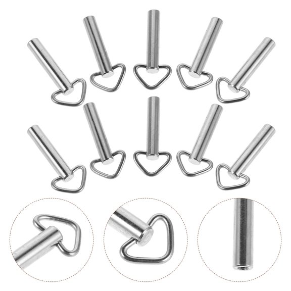 Ibasenice 15 Pcs Metal Music Box Winder Keys, Triangle Replacement Wind Up Keys for Repair, Clockwork Mechanism Parts