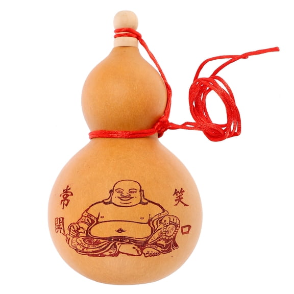 ibasenice Brown Natural Gourd Pendant for Home and Office Decoration