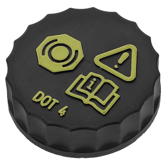 ibasenice Brake Oil Filler Cap Black Plastic for Car Engine Compatibility and Leak Prevention