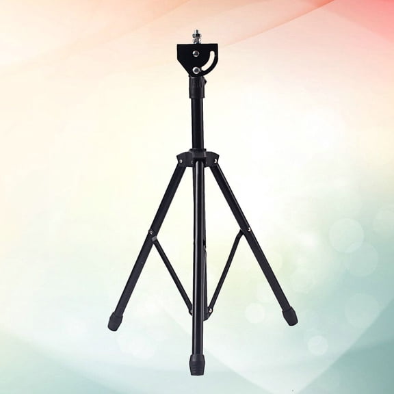 ibasenice Drum Pad Stand Accessories Dumb Drum Holder Metal Adjustable Height for Musicians 1Pack