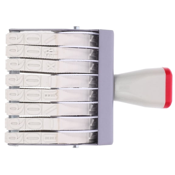 ibasenice Compact Portable Date Stamp for Office, Crafting, and Decoration - Easy to Carry and Use Small Stamp