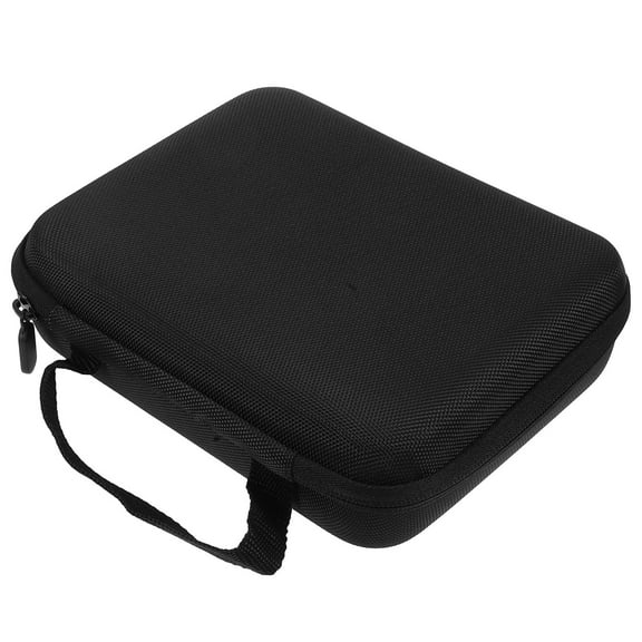 ibasenice Black Nylon Radio Case with Mesh Pockets for Handy Radio Storage and Portable Use