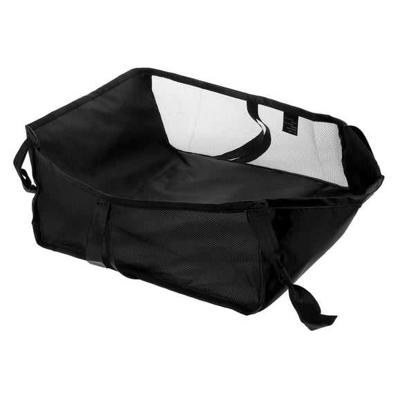 ibasenice Black Lightweight Portable Storage Bag for Strollers, Convenient Organizer Accessory for Baby Gear