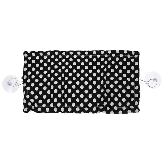 ibasenice small pet accessory Hammock Black for Reptile Animals Indoor Pet Use 1Set 12.6*6.3in