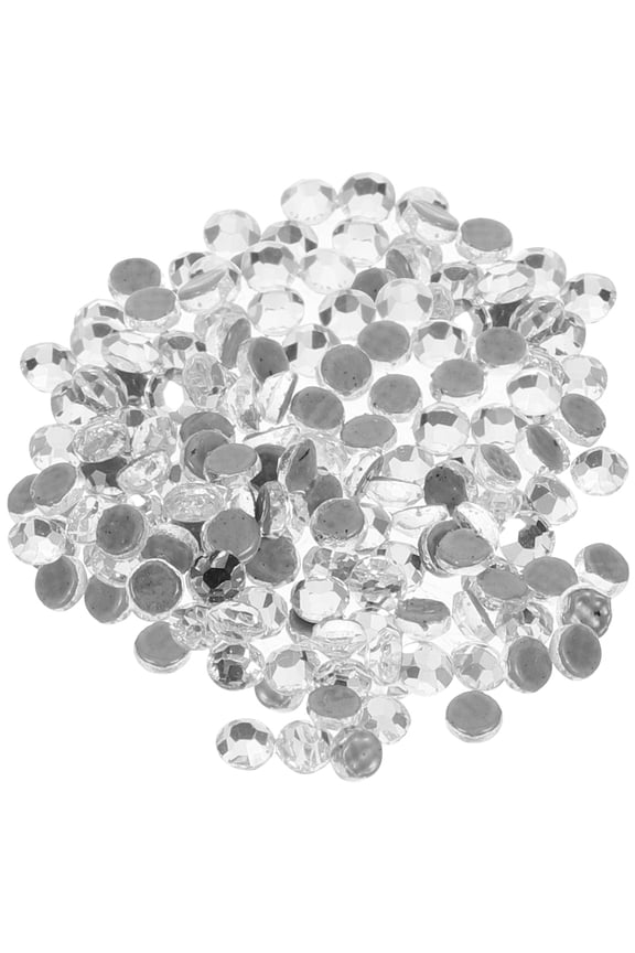 1440pcs White Small Round Glass Rhinestones for Crafts, Bags, Nail Art, and Embellishments