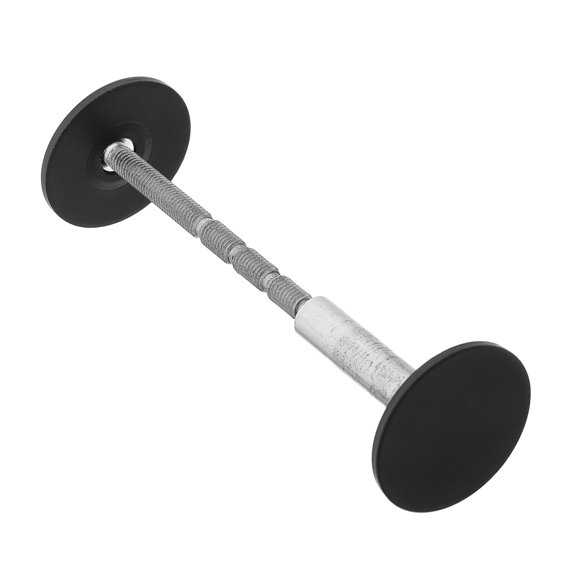ibasenice Stainless Steel Door Hole Cover Plate Black Metal Round Cover for Door Lock Hole Concealment