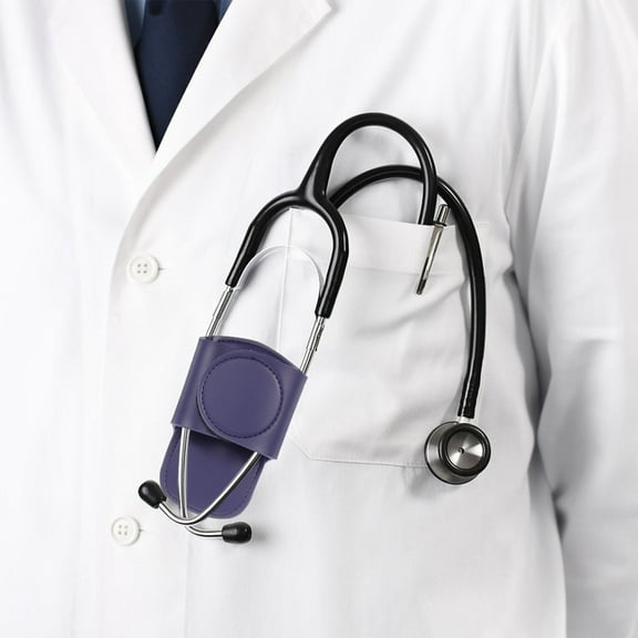 ibasenice Stethoscope Case for Nurse Stethoscope Holder Dark Blue Prevents Dropping for Medical Use 1Pack