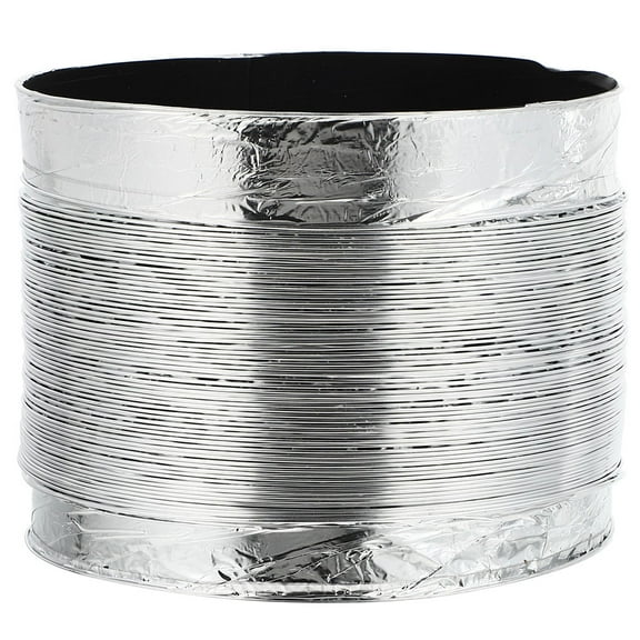 ibasenice Professional Aluminum Foil Double Layer Telescopic Duct for Kitchen and Bathroom Ventilation