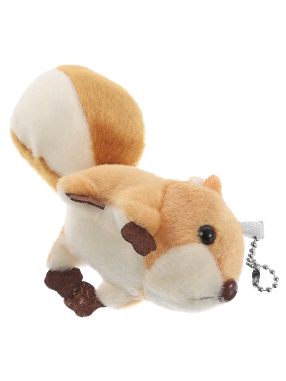 Adorable Stuffed Squirrel Plush Keychain Multi-Pendant Charm for Family and Friends, 1 Pack