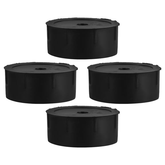 ibasenice cat tree replacement plugs Cat Tree Replacement Stopper Parts Black Plastic 4pcs