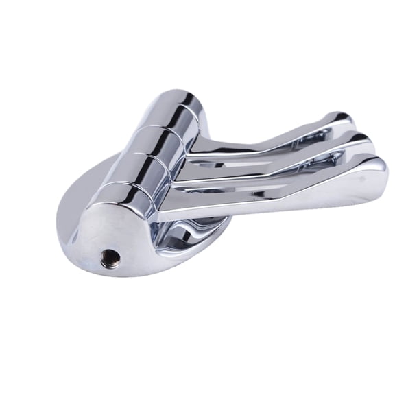 ibasenice Solid Metal Heavy Duty Folding Swing Arm Triple Hook for Bathroom Kitchen Wall Mount