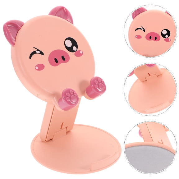 ibasenice Desktop Phone Holder Folding Rack for Phone Safe Cellphone Stand Assorted Colors