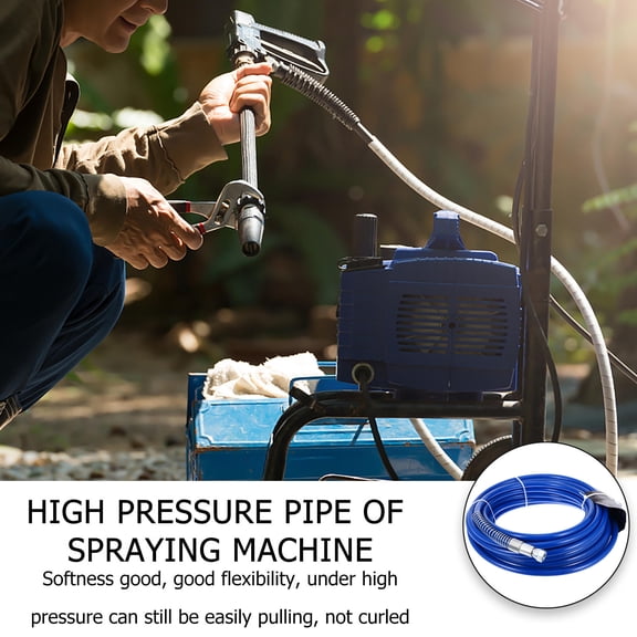 ibasenice Paint Spray Hose for Sprayers with Low Fluid Resistance and Enhanced Pressure Performance