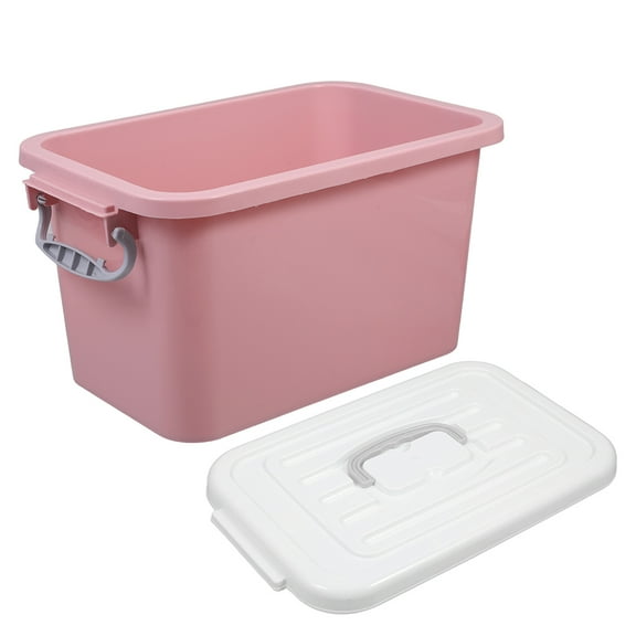 ibasenice Toy Storage Basket Storage Container Pink Thickened Material Large Storage Capacity 1Pack
