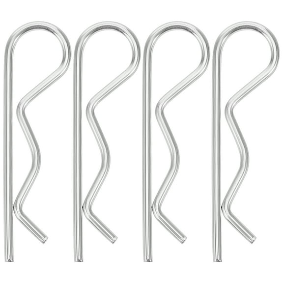 ibasenice 30Pcs Stainless Steel Cotter Pins Assortment Kit with Heavy Duty Spring Clip for Door Use