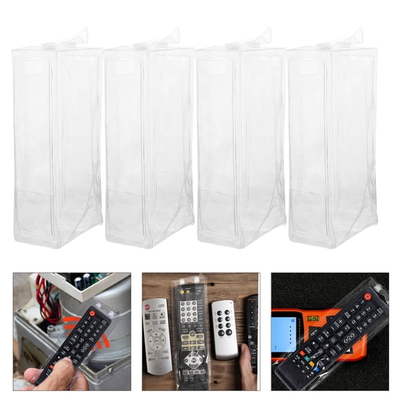 ibasenice Universal Industrial Transmitter Plastic Protective Sleeve Transparent Cover for Remote Controller Storage