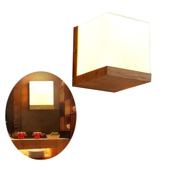 ibasenice Wall Light Fixture Indoor Glass Multi Illumination For Restaurant Decor 1Set