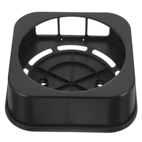 ibasenice Wall Mounted TV-Box Holder Black Plastic Set-Top Box Bracket for Home Use Simple Tool Free Installation