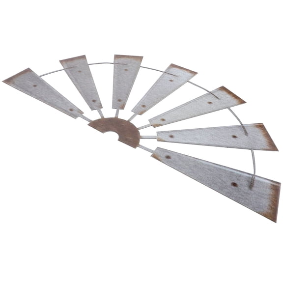 ibasenice Farmhouse Style Metal Windmill Wall Decor in Assorted Colors for Home and Cafe