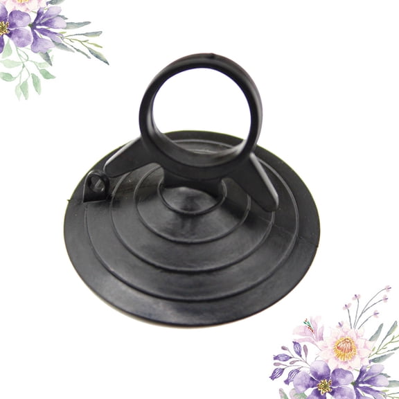 ibasenice 4Pcs Heavy Duty Black Car Suction Cup Holder for Windshield Curtain Easy Install