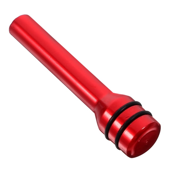 ibasenice Car Door Lock Knob Red Aluminum Alloy Inner Door Pull Pin for Automotive Use