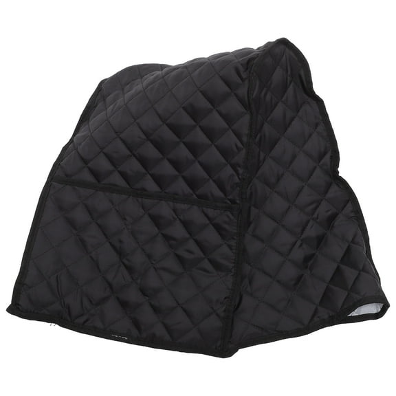 ibasenice Stand Mixer Cover Waterproof Organizer Bag with Pocket Thickened Black Polyester