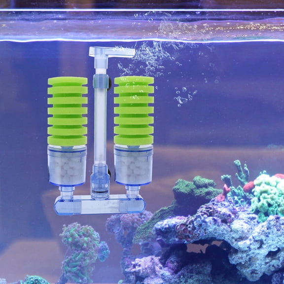 ibasenice Aquarium Filter with Oxygenation System and Waste Collection for Tanks, Easy to Install and Maintain