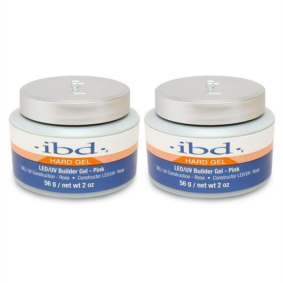 ibd LED/UV UV Builder Gel Pink 2oz 56g, 2 pcs