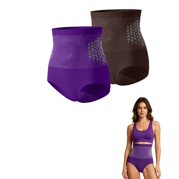 ibiyaun 2PCS 4-in-1 Micro-Particle Sculpting Fat-Burn Shorts, Thermogenic Sculpting Shorts Yoga Pants for Women