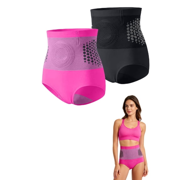 ibiyaun 2PCS 4-in-1 Micro-Particle Sculpting Fat-Burn Shorts, Thermogenic Sculpting Shorts Yoga Pants for Women
