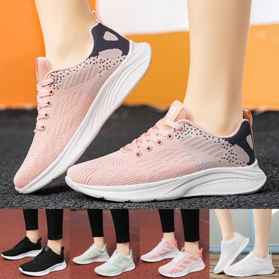 ibiyuan Aerion Shoes for Women Women Walking Shoes Hands Free Arch Support Mesh Womens Sneakers Comfortable Wide Toe Cushion Athletic Running Shoes on Pull-On Shoes