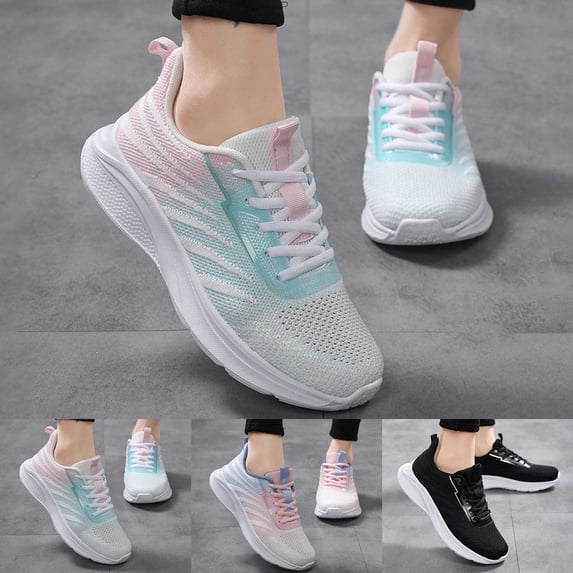 ibiyuan Aerion Shoes for Women Women's Walking Shoes Hands Free Arch Support Mesh Sneakers Women Comfortable Wide Toe Cloud Cushion Sole Running Tennis Shoes Non- Go Walk Shoes