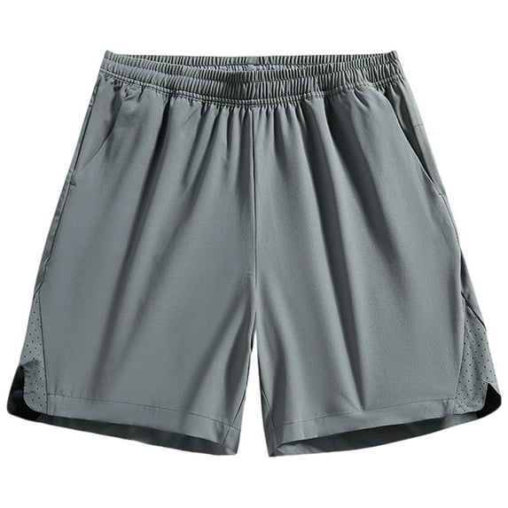 ibiyuan Athletic Shorts for Men Mens Casual Shorts Gym Shorts Chinos Short Y2k Elastic Waist Baggy Sweat Shorts Mens Drawstring Wide Leg Gym Shorts Men Summer Beach Vacation Shorts with Pockets