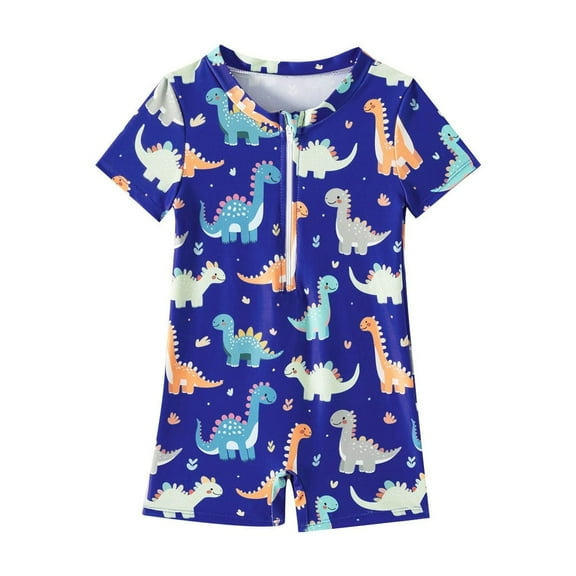 ibiyuan Baby Swimsuit Boy Baby Boys Swimsuits Dinosaur Bathing Suit Toddler Sun Rash Guard Swimwear 0 3 Years,2-3 Years