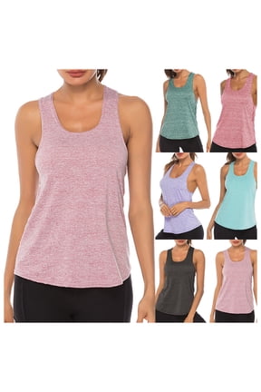 Backless Workout Tops for Women Sleeveless Cropped Tank Tops Open Back Camisole Running Yoga Active Shirts Lightweight Racerback Breathable Tee,Purple