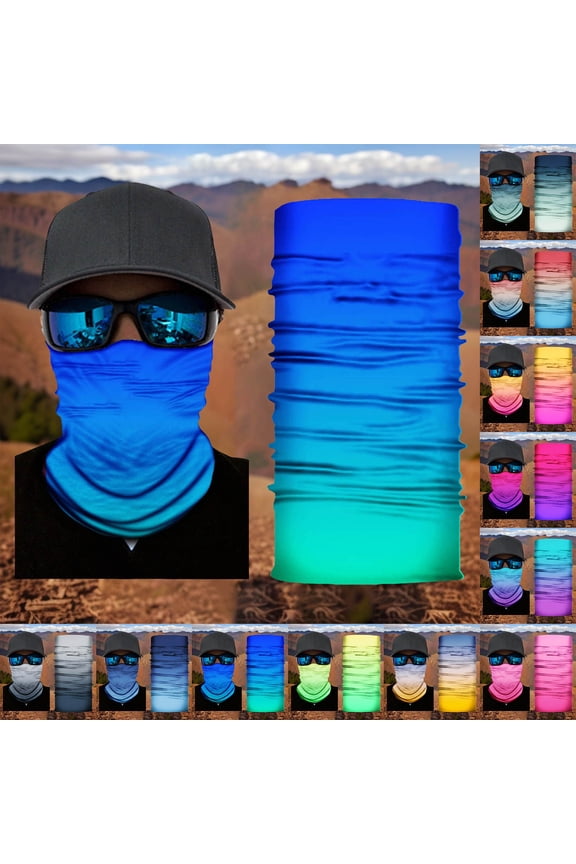 Balaclava Face Mask Unisex Breathable Mesh Sun Scarf Comfortable Stretchy Head Wrap Skin Friendly Unisex Accessory for Long Time Outdoor Wearing