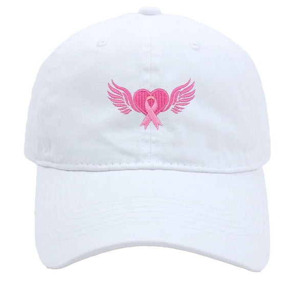 ibiyuan Baseball Hats for Men Womens Hats Unisex Embroidered Cancer Awareness Ribbon Baseball Cap for Outdoor Sports and Daily Hop Fashion