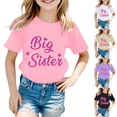 thumbnail image 1 of ibiyuan Big Sister Shirt for Baby Girls Promoted To Girls Outfit Embroidered T-Shirt Baby Announcement Casual Short Sleeve Girls Shirts Size 6 Big Sister Gift Tees Toddler Girl Tops, 1 of 4