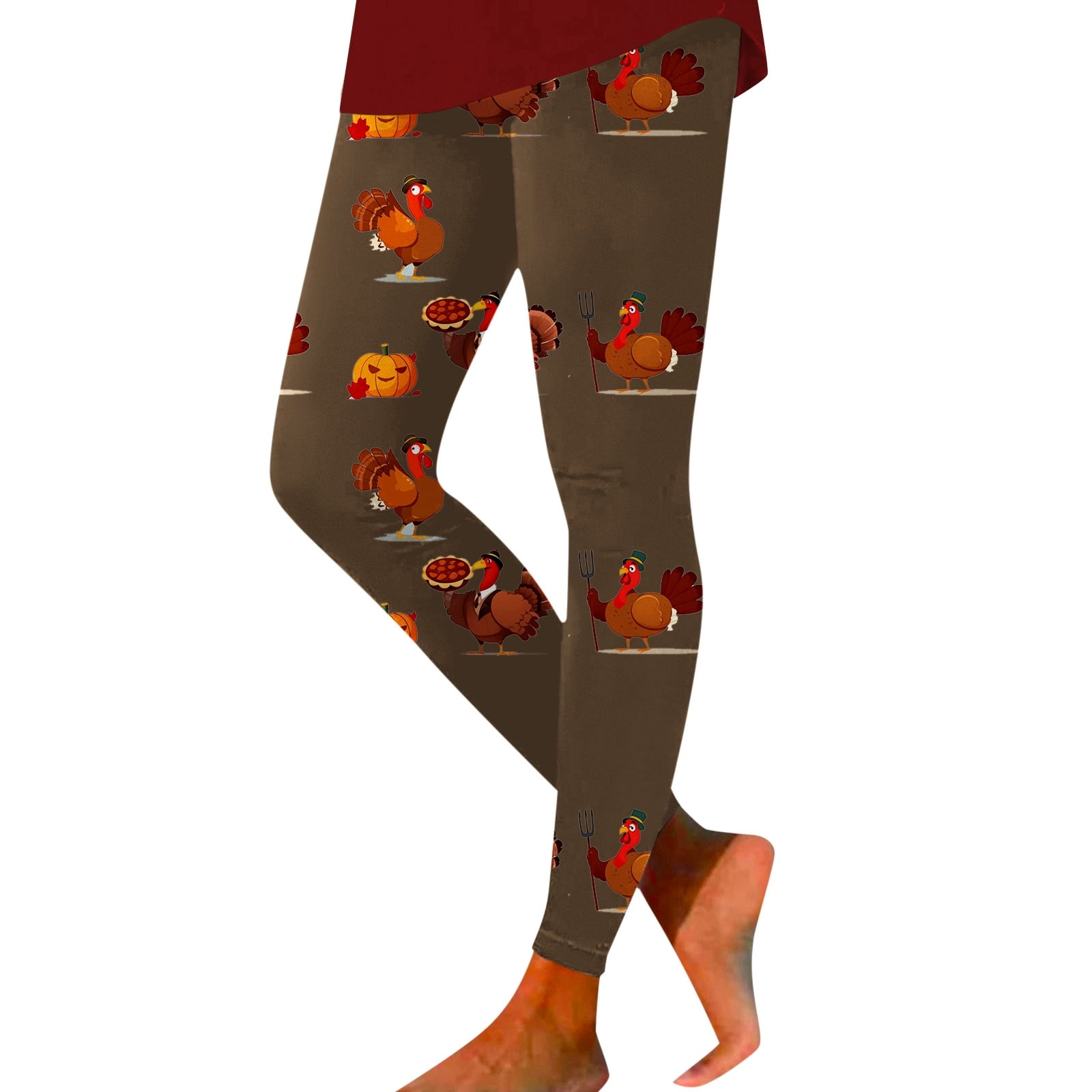 Pattern Print Thankgiving Turkey Women Leggings