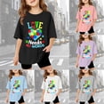 thumbnail image 1 of ibiyuan Boys Autism Awareness Shirt Kids Autism Support Shirts Toddler Puzzle Piece Graphic Tees Summer Short Sleeve Tops,Grey, 1 of 9