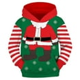 thumbnail image 1 of ibiyuan Boys Hoodies Size 10 12 Back To School Fashion Teen Kids Boy Girl 3D Print Cartoon Pullover Sweatshirts With Pocket Hoodie Tops, 1 of 2