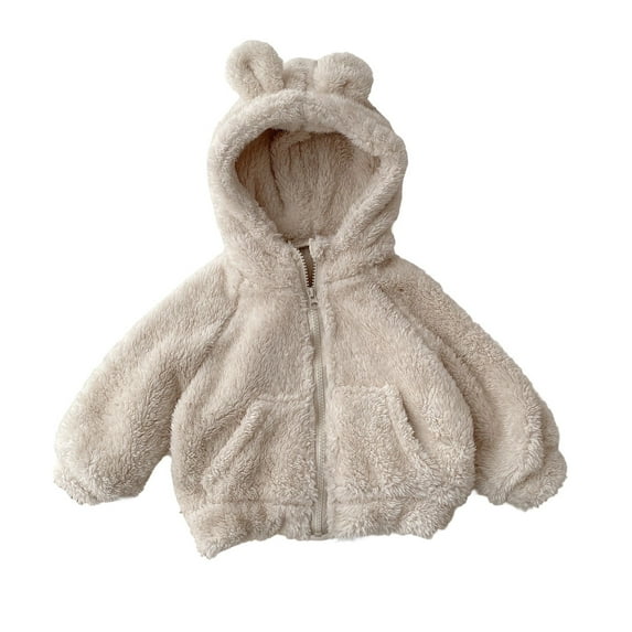 ibiyuan Boys Jacket 5T Toddler Kids Girls Boys Casual Zip Up Hooded Jacket Coat Long Sleeve Thicken Outerwear Snowsuit Back To School