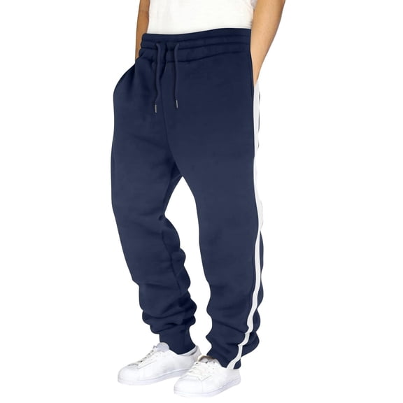 ibiyuan Boys Joggers Boys Jogger Pants With Contrast Stripes Elastic Tapered Sweatpants For Kids Athletic Casual Playwear Comfortable,13-14 Years